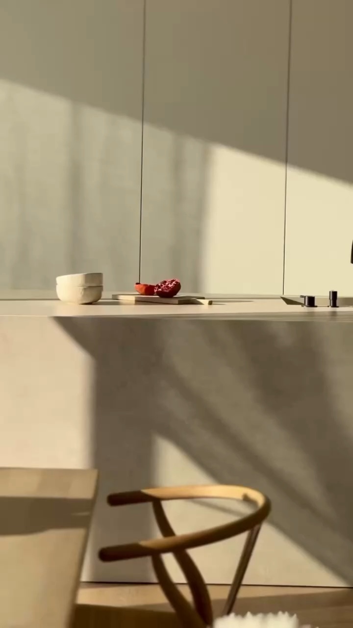 Sunlight and shadows in a quiet interior