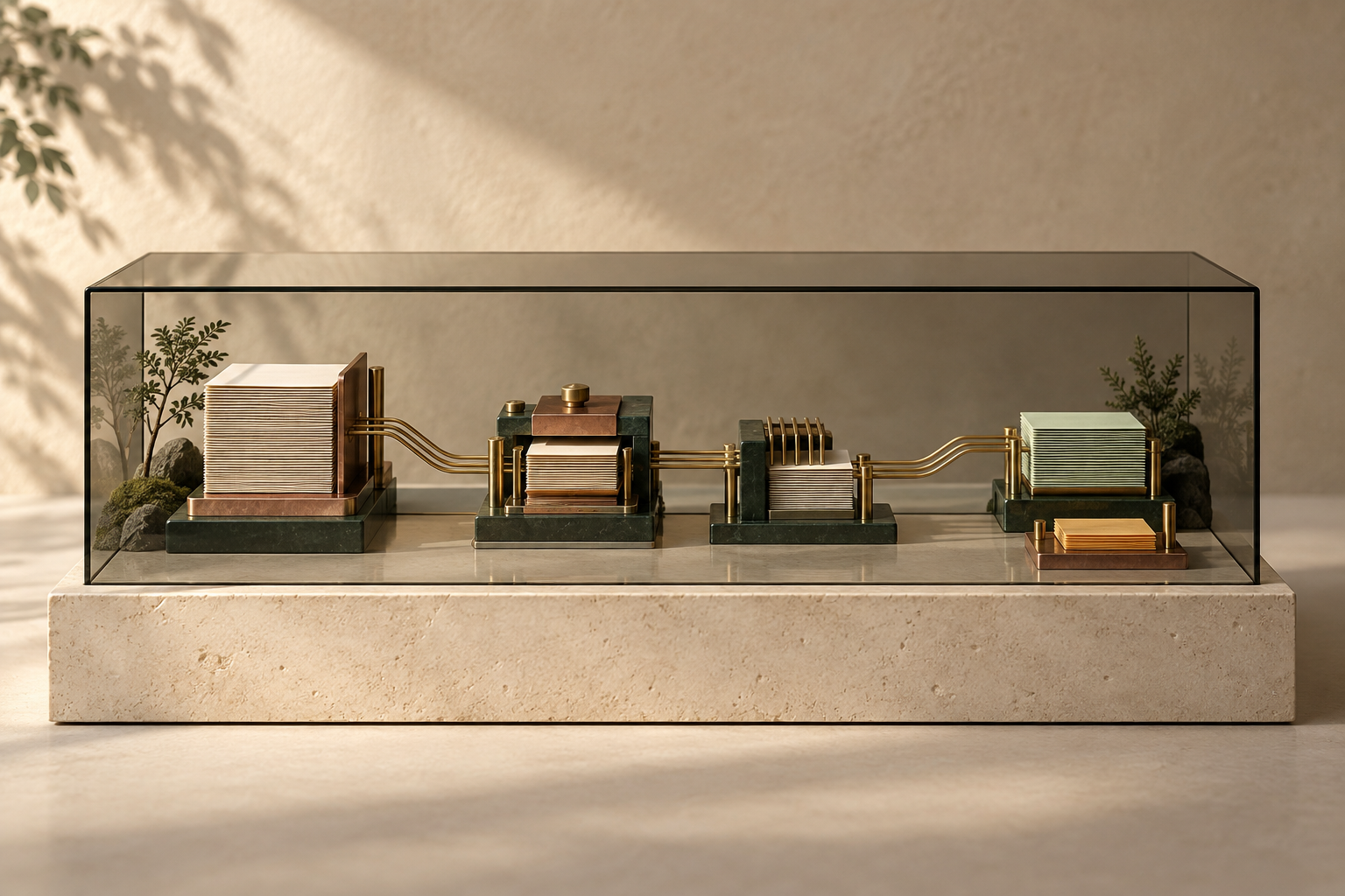 A studio illustration of the Corvana sandbox